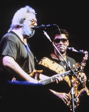 Jerry Garcia and Clarence Clemons