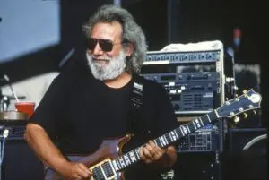 Jerry Garcia at the Shoreline Amphitheater, 1992