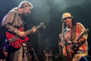 susana millman photo of derek trucks and carlos santana SF 2009