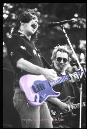 grateful dead guitarists bob weir jerry garcia Frost Amphitheater 5/1/88