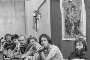 Grateful Dead at 20th anniversary press conference, Greek Theatre, Berkeley, 6/14/85