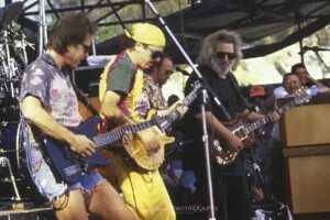 Carlos Santana sits in with Grateful Dead in Las Vegas, 1991