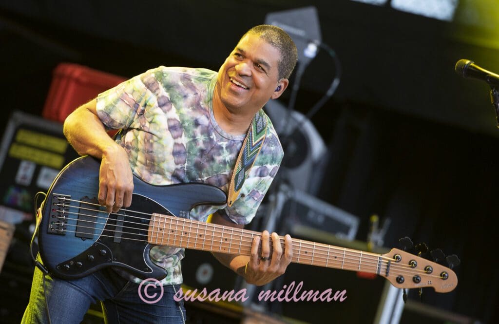 susana millman photo of oteil burbridge DeadCo Shoreline 2022